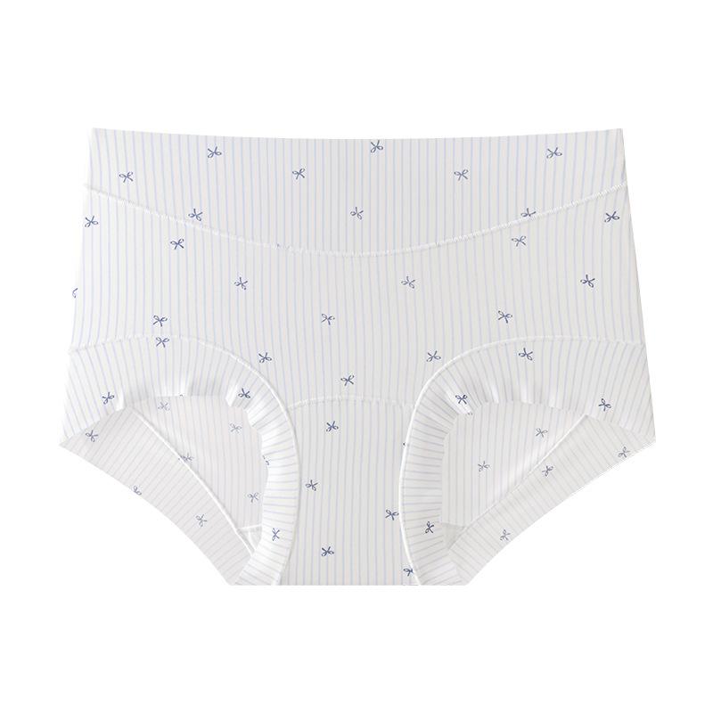Damen Sommer Dünn Neuer Stil Eis Seide Spurlos Reine Baumwolle Antibakterieller Schritt Flacher Winkel Unterwäsche