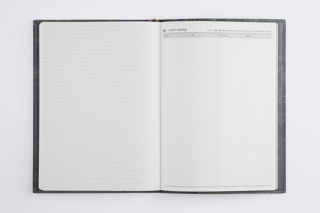 Takahashi 2026 A5 Monthly Desk Diary Casual No.430 Sage Green