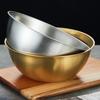 3PCS/SET Large Capacity Stainless Steel Mixing Bowl Durable with Scale Fruit Salad Bowls Rust-Free Rice Cereal Bowls