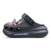 Crocs Crush Clog Gift Box Night Butterfly Dream MAY Made All the Way Flowers Hole Shoes for Men and Women Black and Purple