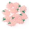 10pcs/lot Plated Colored Acrylic Beads Cute Grape Shaped Big Hole Loose Spaced Beads For DIY Headwear Hairpins Decor Accessories
