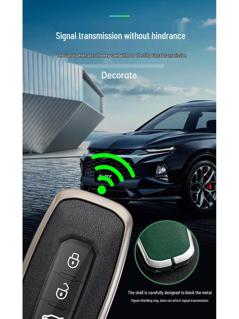 Compatible Jiangling Yuhu 7 Key Case: Metal Shell for Yusheng S350, S330, Transit, New Baodian.