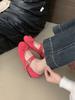 Vintage 2025 autumn shallow mouth single shoes women's new French fairy style ballet bow flat Mary Jane shoes