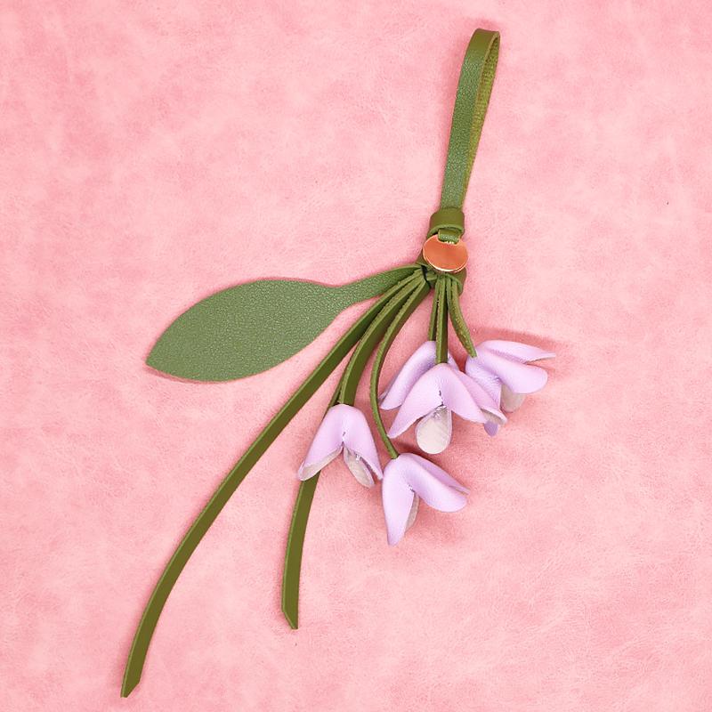 1PC Ornament High-End Osmanthus Shape Exquisite Keychains Fashion Floral Shape Clothing Accessories Multicolor