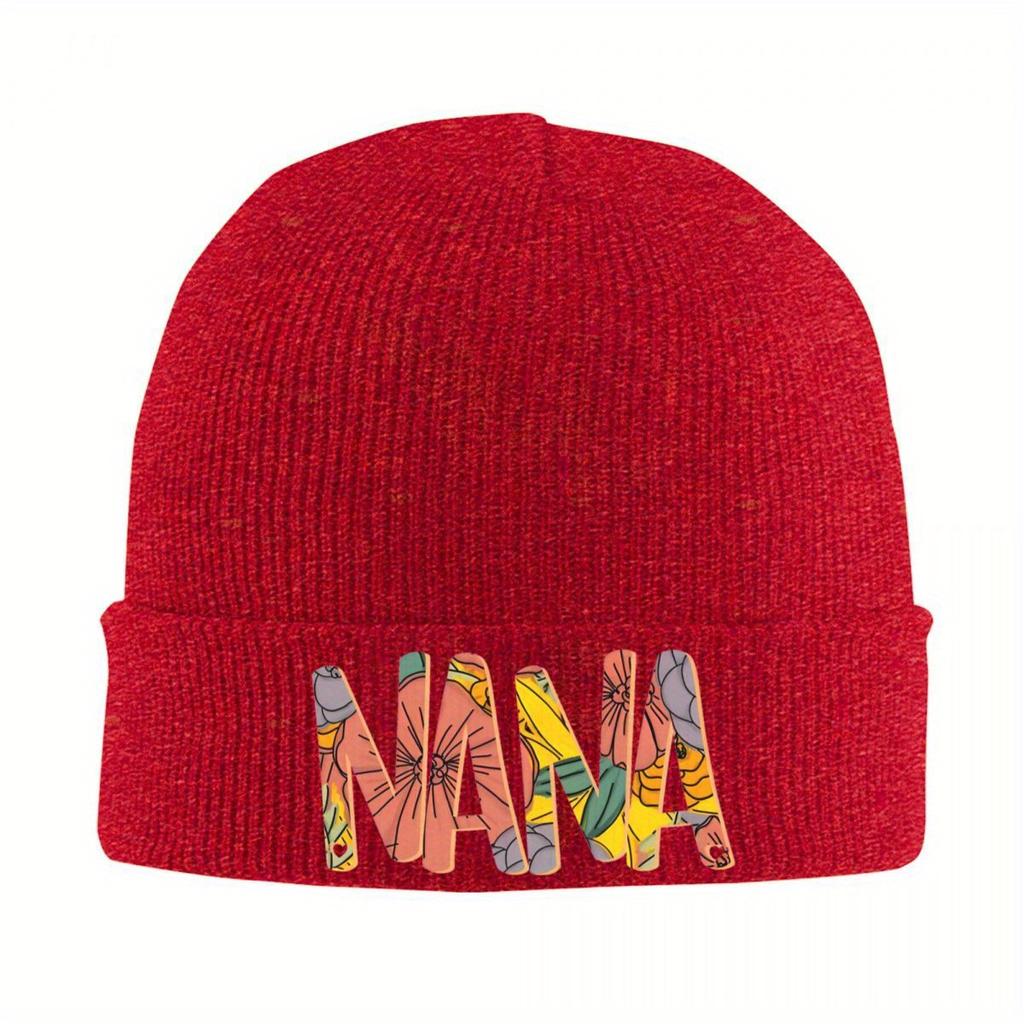 Floral Nana With Hearts Hats Autumn Winter Skullies Beanies Warm Osaki Anime Kawaii Cartoon Cap Unisex Acrylic Knitted Hat