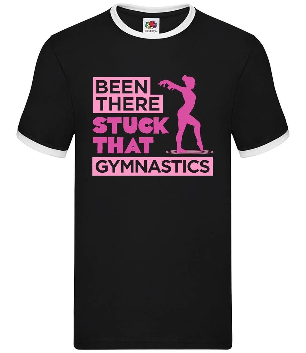 Been There Stuck That Gymnastics - Mens Ringer - Gymnast Love Dance Funny L