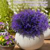 12Pcs Bundles Artificial Lavender Flowers, Outdoor Flowers Uv Resistant Artificial Plants, Fake Shrubs Flowers Greenery Bushes