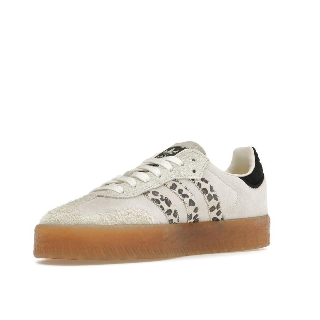 Adidas Sambae Cream White Leopard Women Sneakers Off-White Core-Black JI4226