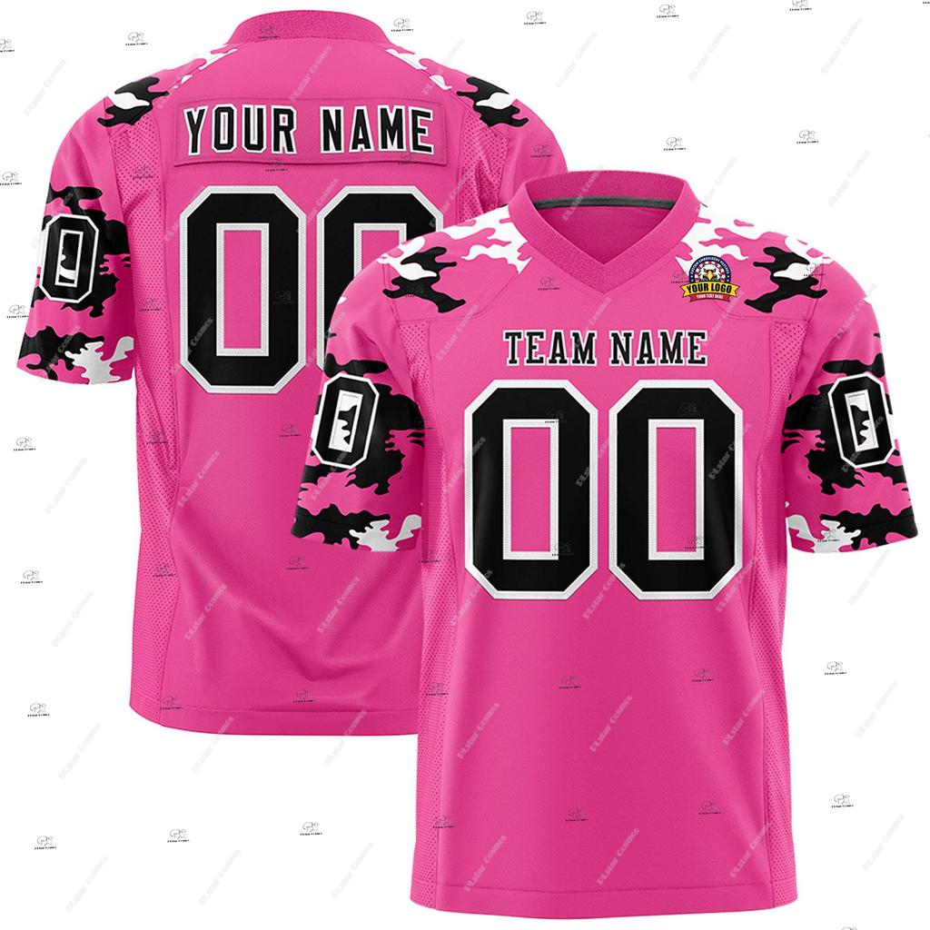 Custom Name Gradient Multicolour Soccer Team Clothes Football Jersey V-Neck T-Shirts Vintage Retro Summer Short Sleeve