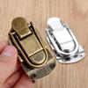 1pc Toggle Latch Clasp W/screws Vintage Zinc Alloy Lock Wooden Box Jewelry Wine Gift Case Antique Bronze/Silver 67mmx34mm Buckle
