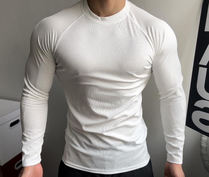 Men's Trendy Long Sleeve High Elastic Quick-Dry Fitness Top