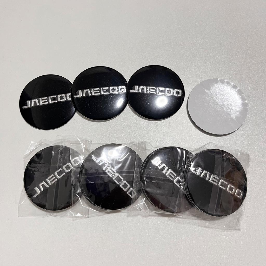 4pcs 20pcs 3D Metal 56mm Car Stickers For JAECOO Car Wheel Center Caps Emblem Refit Decoration Hubcaps Cover Styling Accessories