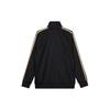 adidas Sportlife Jackets Unisex Black With Gold Stripes Stand Collar Moderate Other TR30JR-BG