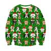 Autumn and Winter Men's Christmas 3D Printed Crew Neck Fashionable Versatile and Comfortable Hoodies & Sweatshirts (men’s)