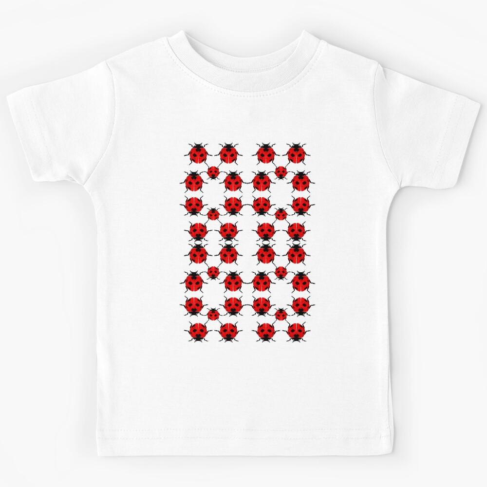 Red Ladybug art Kids T-Shirt 160