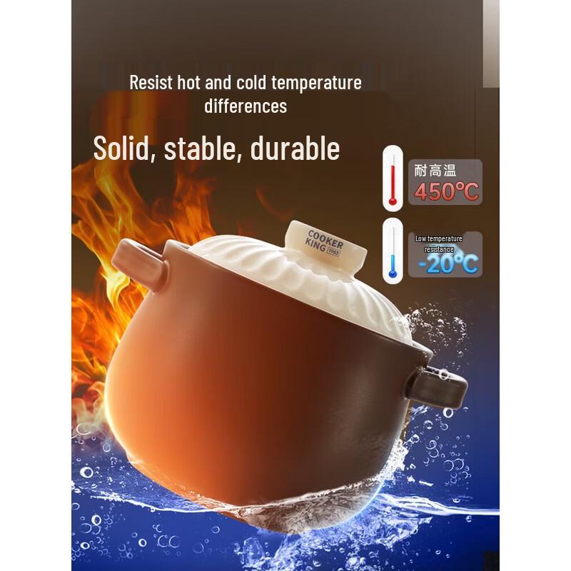 COOKER KING 3L Ceramic Stew Pot