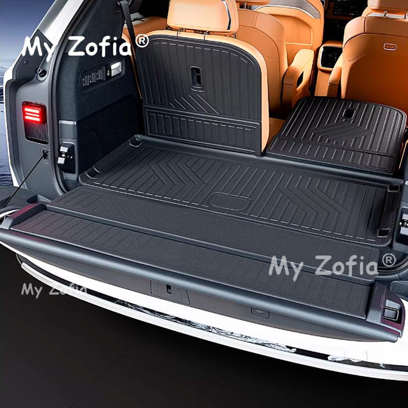 For Zeekr 9X 2025 2026 Car Floor Mat Trunk Mats TPE Floor Mats & Cargo Liner All Weather Trunk Mats Floor Liner Accessories