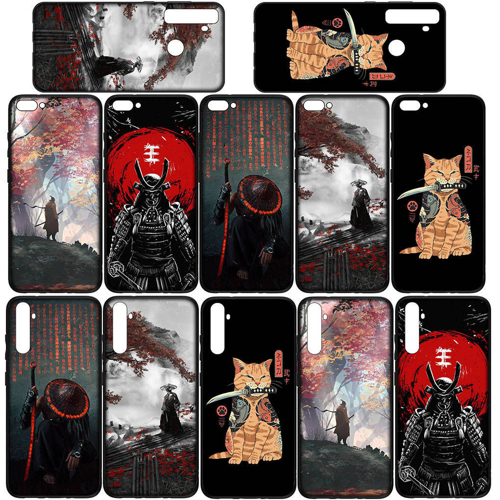 For iPhone 16 15 Xiaomi Redmi Note 14 13 12 11 Pro Max X 8 16e Samsung Galaxy S25 S24 S23 Moto OPPO Huawei Bushido Japan The Samurai Ninja Phone Case
