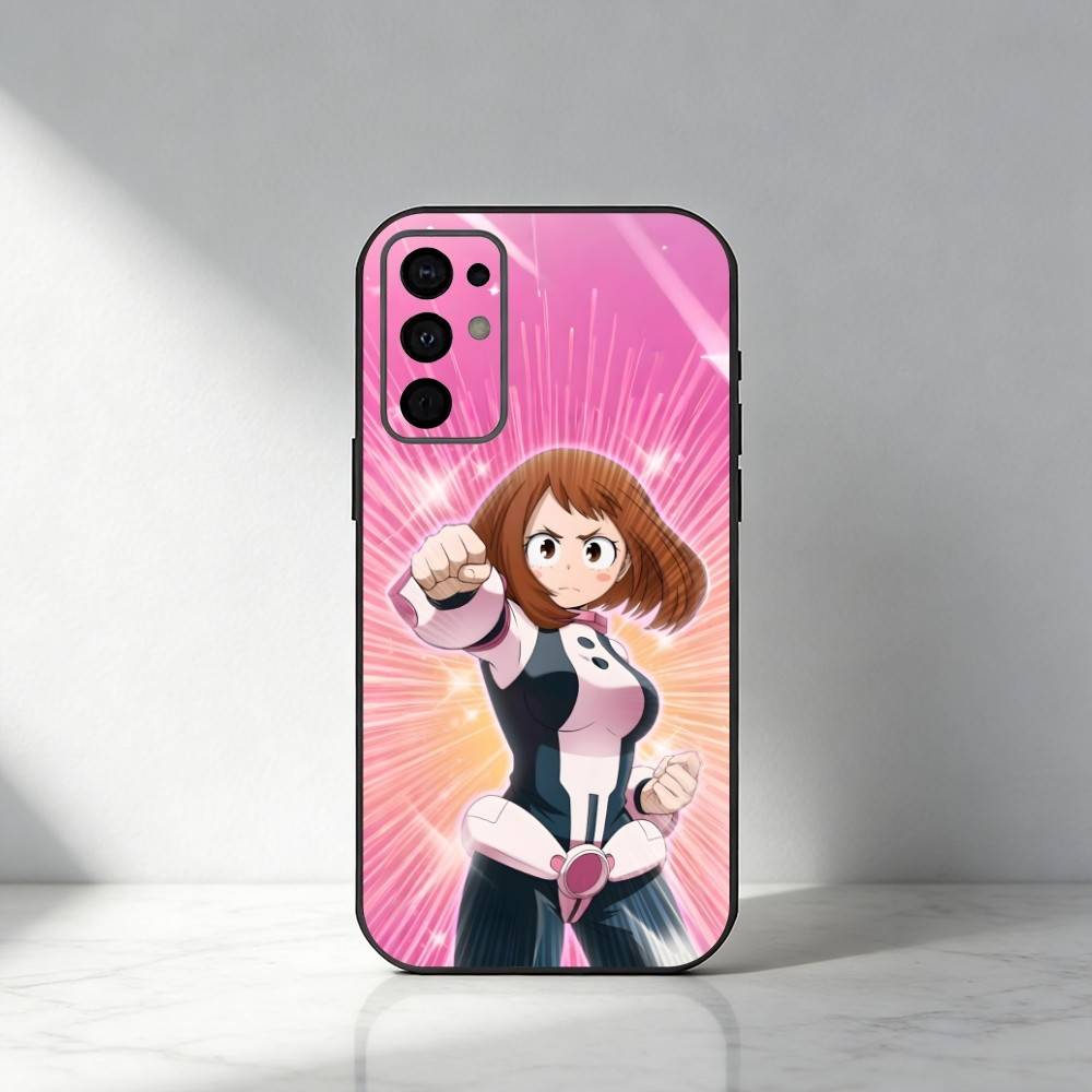 

Hero A-Academia U-Uravity Anime Phone Case For Samsung S25,S24,S21,S22,S23,S20,Ultra,S26,Plus,Fe,Note,5G Black Cover Samsung S21fe