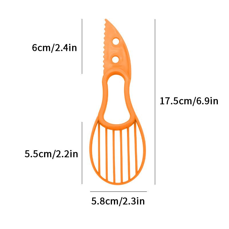 2in1 Avocado Knife Stainless Steel Avocado Cutter Fruit Cutting Artifact Pulp Separator Avocado Slicer Kitchen Gadgets