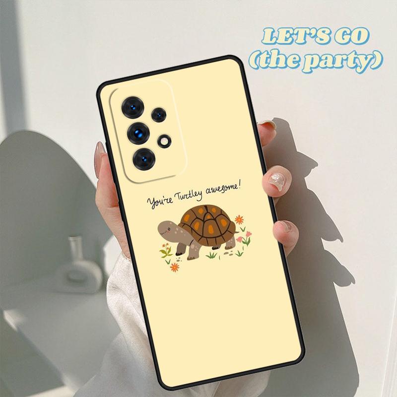 Cute Cartoon Turtle phone case For Samsung Galaxy A42 A31 A40 A51 A71 A32 A80 A91 A52 A72 A73 A20e A21S A50 A70 A11 A12 Cover