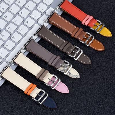 Kožený remienok pre Apple watch band 44mm 40mm 42mm Jednoduchý náramok correa iWatch séria 8 SE 7 6 5 4 Ultra 49mm 45mm 41mm