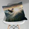 Soaring Eagle Pillowcase for Sofa Room Office Decor Printing  Merchandise AllMatch Cushion Cover