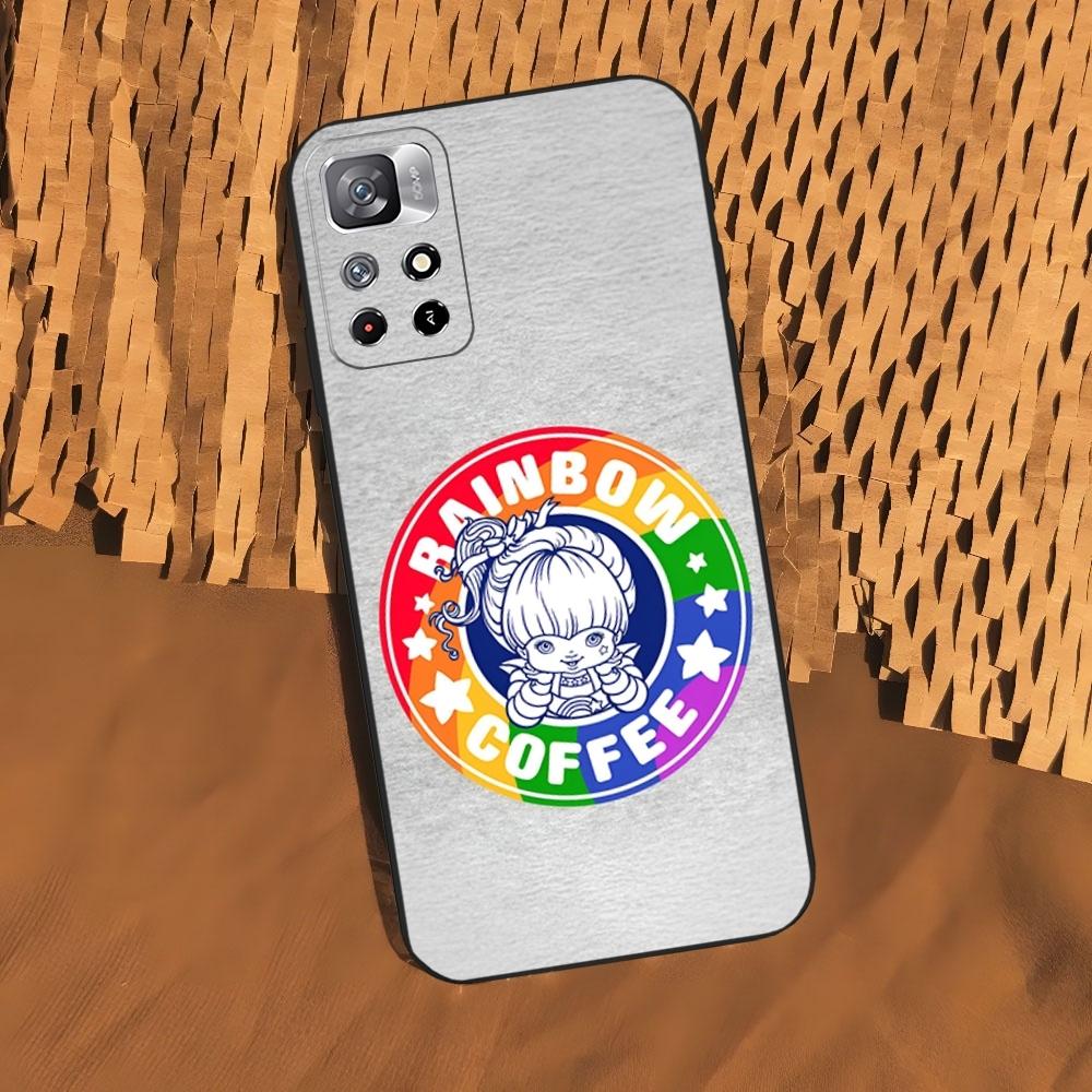 Cartoon R-Rainbow Brite Phone Case for Xiaomi 15 14 13 12 Mi 11 Ultra Pro Lite Black Soft Silicone Cover