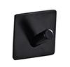 Self-Adhesive Coat Rack Hook Black Brushed White Stainless Steel Wall Mounting Without Drilling for Clothes
