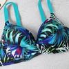 2024 European & American Floral Gathered Bikini Swimsuit