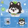 HUIQIBAO Mini Cute Animal Micro Building Blocks 3D Diamond BEE Cat Panda Model Bricks DIY City Construction Toys for Children
