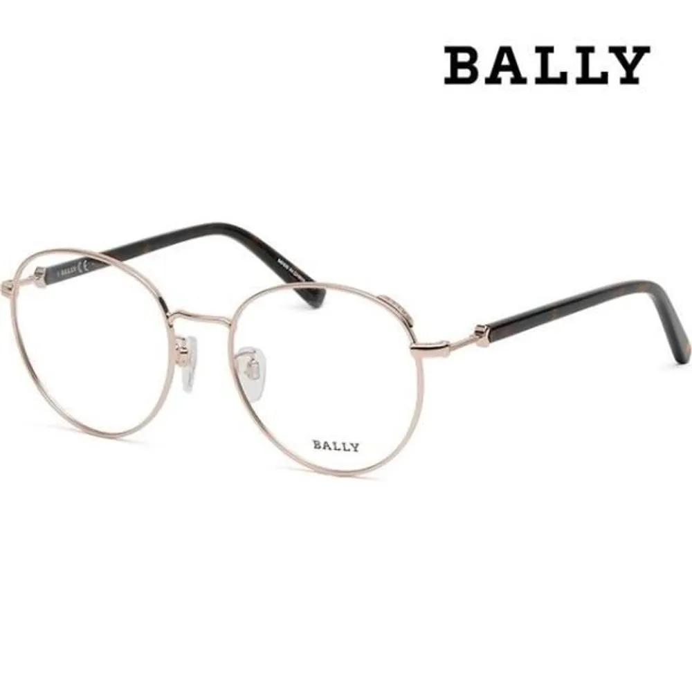 [Bally] Eyeglass Frames BY5046H 028 Round Glasses Men Women Gold Frames