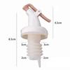 4pcs Set Olive Oil Sprayer Liquor Oil Dispenser ABS Lock Wine Pourer Flip Top Drink Wine Stopper Leak-proof Nozzle Kitchen Tools