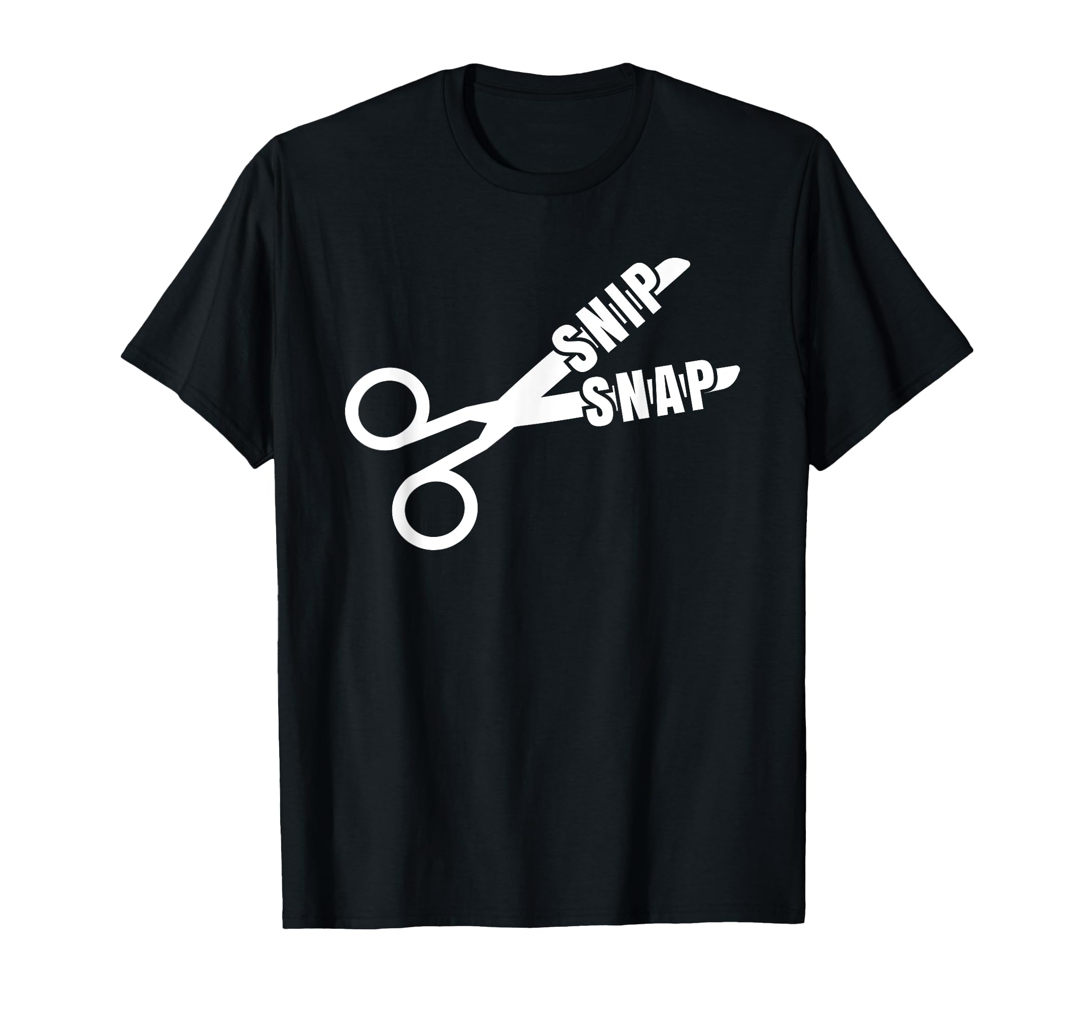 

Snip Snap Funny Vasectomy Retirement Baby Maker Scissors T-Shirt чорний