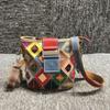 Women'S Bag Niche Design Leather Bag Korean Version Versatile Color First Layer Cowhide Women'S Shoulder Bag Color Matching Bucket Bag