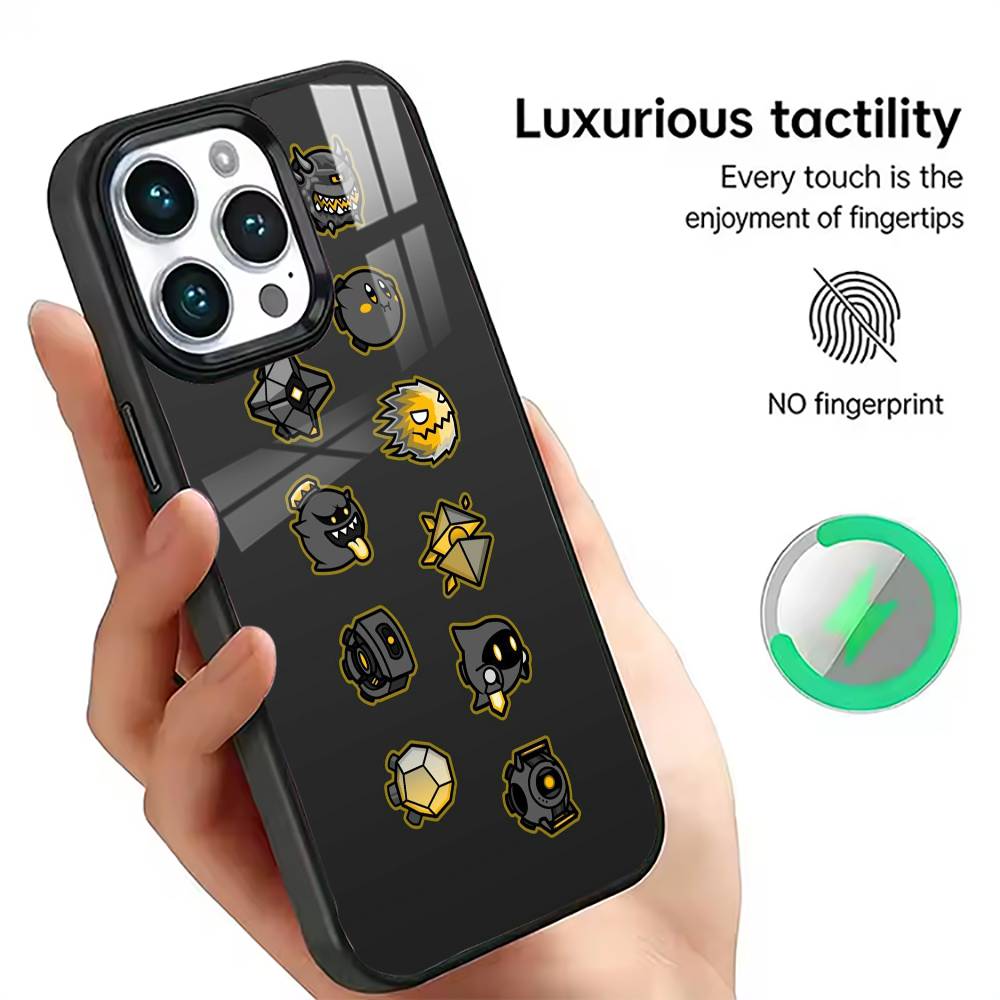 

G-Geometry Dash Phone Case For iPhone17,16,15,14,13,12,11 Plus,Pro Magnetic with Magsafe Wireless Charging iPhone12PRO