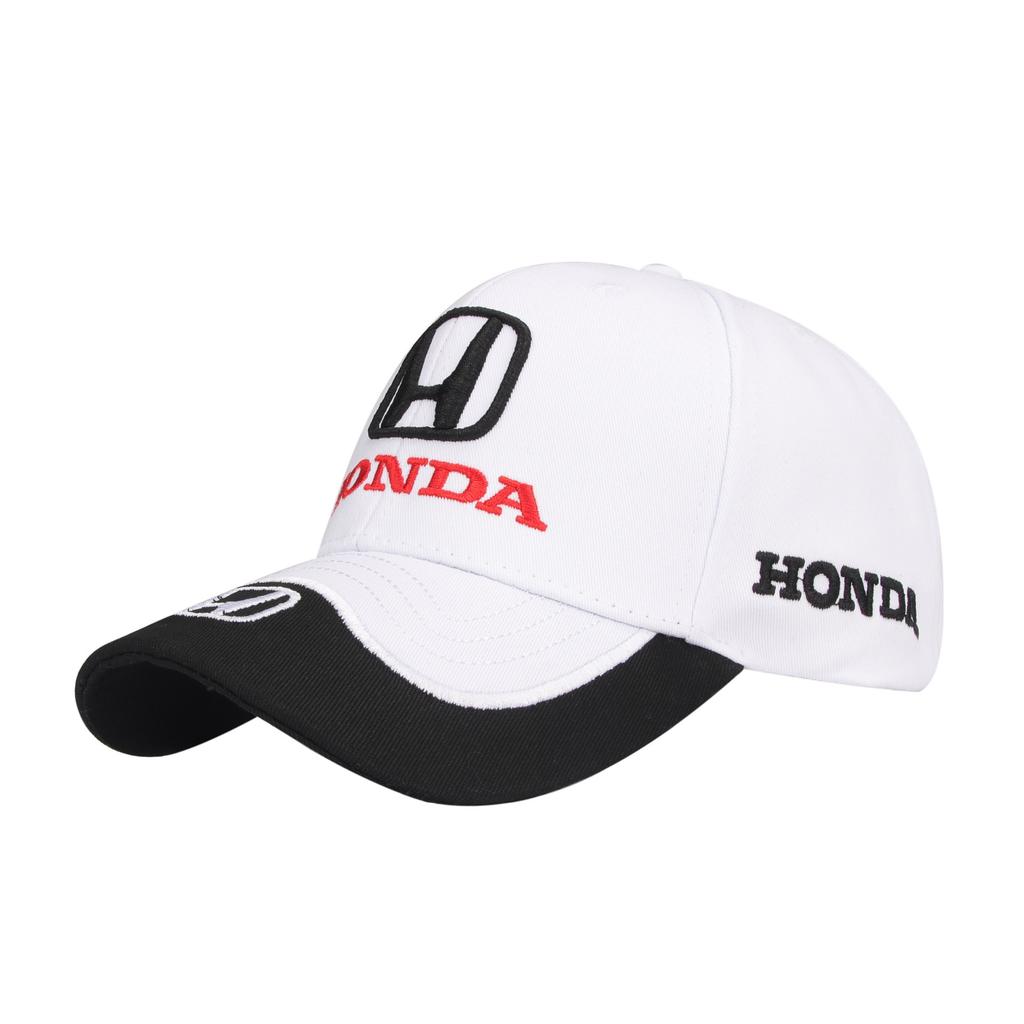 Car Logo Baseball Caps For Honda Civic Accord CRV Hrv Jazz Mugen Pilot Type R Type S VTEC Adjustable Outdoor Summer Sports Caps
