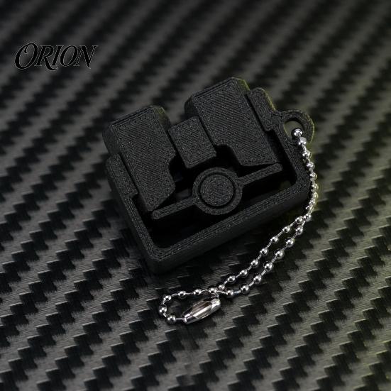 Press Fidget Toy 3D Printed Finger Clicker Toy, Decompression Push with Ball Chain, Portable Stress Relief Desk for Students, Office Workers Chain