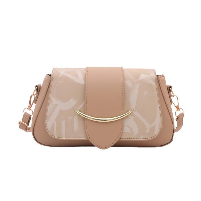 Популярная новая простая нишевая дизайнерская женская сумка модная наплечная сумка-подмышка тисненая маленькая квадратная сумка сумка-мессенджер хаки