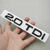 Logo de Voiture ABS 3D 1.9 2.0 2.8 3.0 4.2 TDI 3.6 Autocollant Emblème de Coffre Badge Arrière Pour Audi A3 A4 A5 A6 A7 A8 Q3 Q5 Q7 Q8 Accessoires