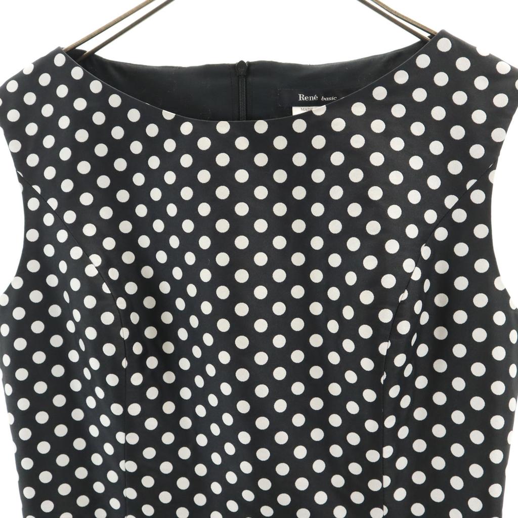 Rene Basic Made In Japan No Sleeve One Piece 36 Back Fastener Women Used