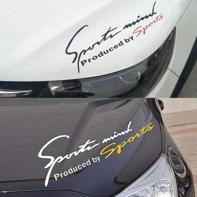 Modifizierte Autoaufkleber Lampen Augenbrauenaufkleber Reflektierende Persönlichkeit Motorhaubenaufkleber SPORT Sportwagenaufkleber Autozubehör