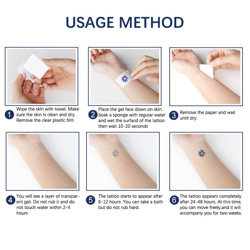 Herbal Tattoo Stickers Spider Web Temporary Tattoos Lasting Punk Cobweb Fake Tattoo Cheap Goods Festival Art Man Tattoo Sticker