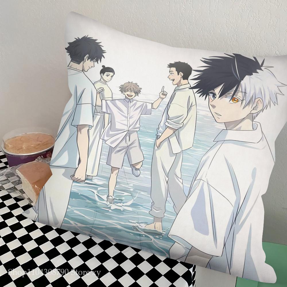 W-WIND B-BREAKER Animationskuddfodral Fyrkantig kudde Sovrum Soffa Fritidskomfortkudde Bil Vardagsrum Hemdekoration