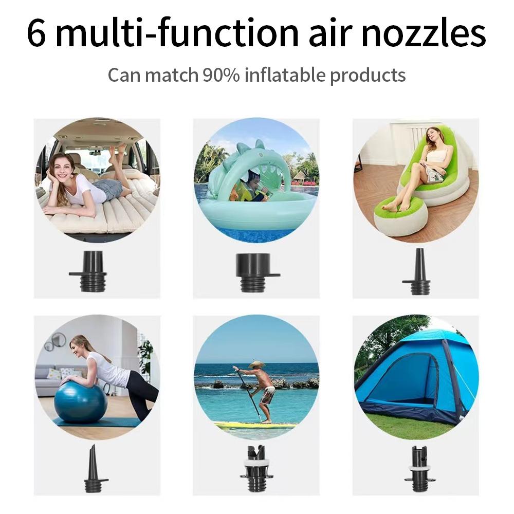 12V SUP Board Pump Max 20 PSI Inflatable Pump Electric Air Pump Dual Stage for Stand Up Paddle Board Air PVC Boat Mattress