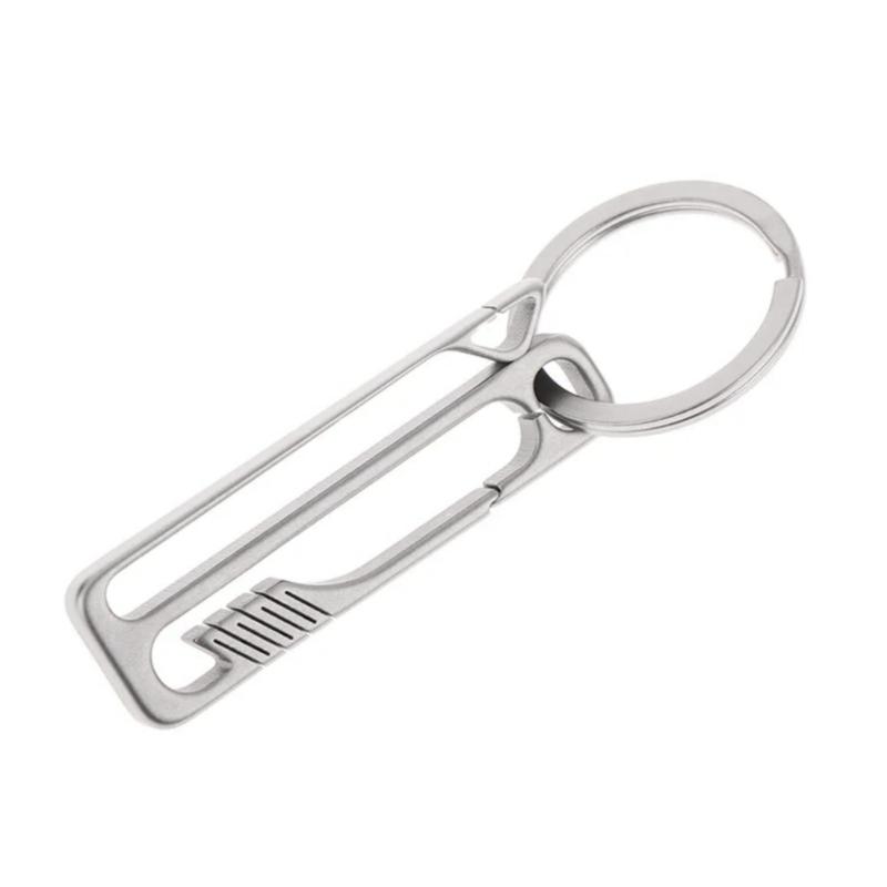 Metal Alloy Carabiner Keychains Clip Quick Releases Key Rings Small Carabiner Clip Waist Hanging Keychain Buckles