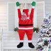 Marry Christmas Santa Claus Hanging Doll Window Navidad Christmas Tree Ornament Xmas Outdoor Door Wall Decoration New Year