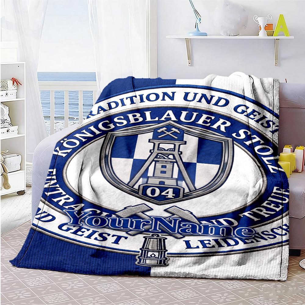 Team Club 3 Customize Your Name Blanket Multi-purpose Customizable Blanket Soft Warm Cozy Perfect for Living Room Chair Picnics Nap