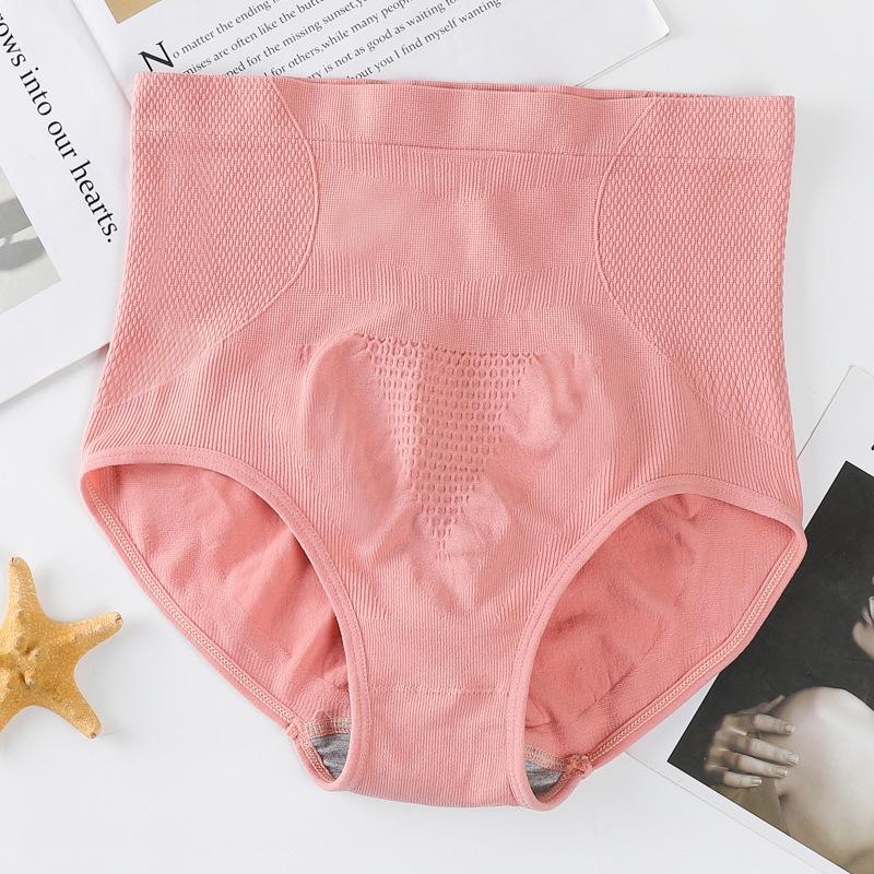 5 szt. Bezszwowe majtki o wysokim stanie z plastra miodu dla kobiet plus size poporodowe kontrola brzucha modelowanie talii i podnoszenie bioder