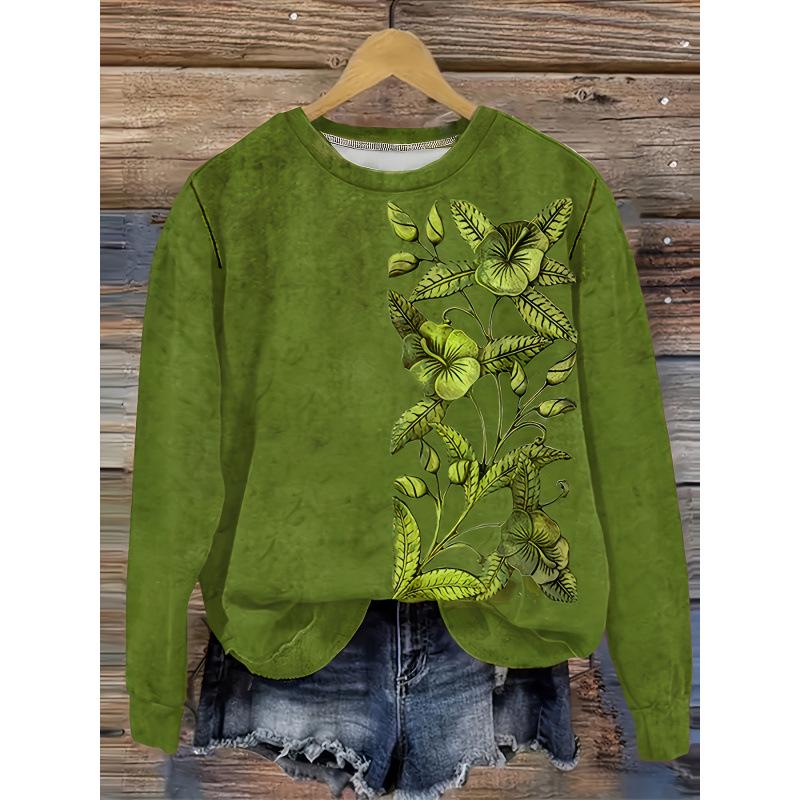 

3D Printed Women s Hoodie Sweatshirt N 53342 6XL зелёный